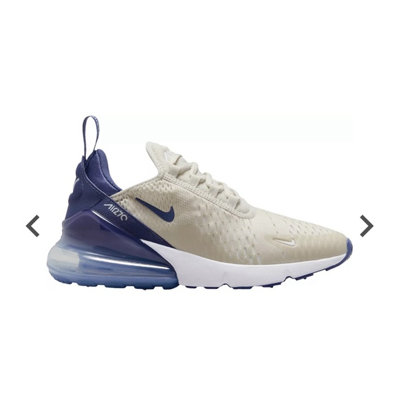 Nike Women’s Air Max 270 Shoes: Blue/Tan - Picture 2 of 8